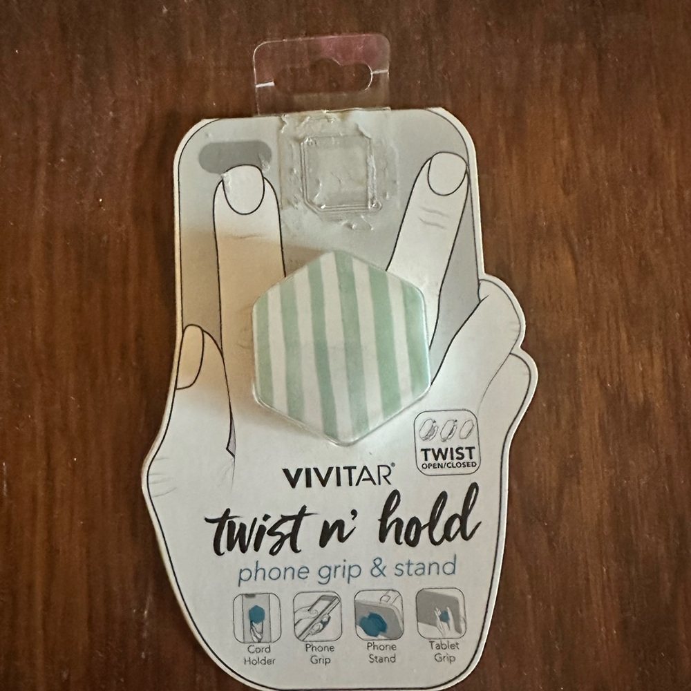 Vivitar Twist n' Hold Phone Grip & Stand NWT